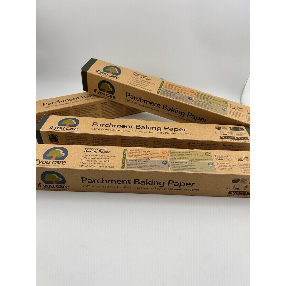 If You Care Parchment Baking Paper, 70 sq ft (4 Pack) 280 sq ft Total